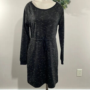 NWOT Simply Vera Vera Wang Simply Breathe Long Sleeve Drawstring Waist Dress XS